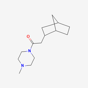 2-(2-Bicyclo[2.2.1]heptanyl)-1-(4-methylpiperazin-1-yl)ethanone