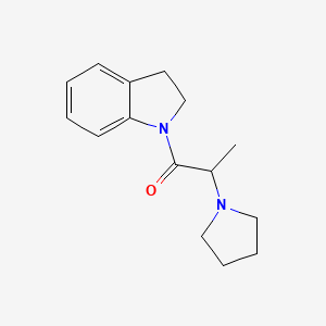 1-(2,3-Dihydroindol-1-yl)-2-pyrrolidin-1-ylpropan-1-one