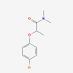 molecular formula C11H14BrNO2 B7490490 2-(4-bromophenoxy)-N,N-dimethylpropanamide 