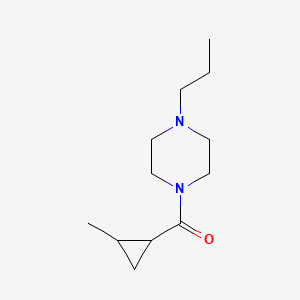 (2-Methylcyclopropyl)-(4-propylpiperazin-1-yl)methanone