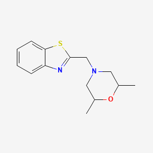 4-(1,3-Benzothiazol-2-ylmethyl)-2,6-dimethylmorpholine