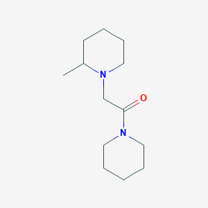 2-(2-Methylpiperidin-1-yl)-1-piperidin-1-ylethanone