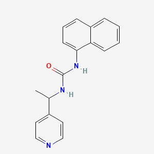 1-Naphthalen-1-yl-3-(1-pyridin-4-ylethyl)urea