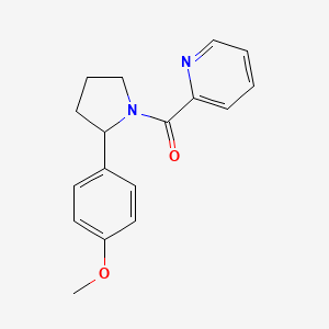 [2-(4-Methoxyphenyl)pyrrolidin-1-yl]-pyridin-2-ylmethanone