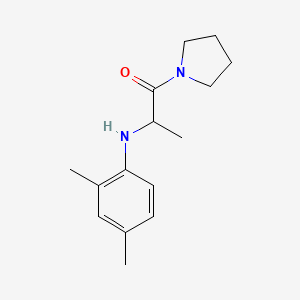 2-(2,4-Dimethylanilino)-1-pyrrolidin-1-ylpropan-1-one