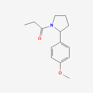 1-[2-(4-Methoxyphenyl)pyrrolidin-1-yl]propan-1-one