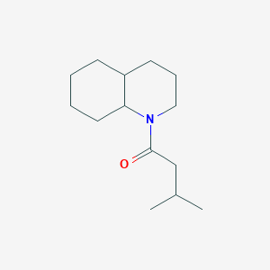 1-(3,4,4a,5,6,7,8,8a-octahydro-2H-quinolin-1-yl)-3-methylbutan-1-one