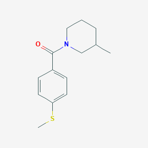 (3-Methylpiperidin-1-yl)-(4-methylsulfanylphenyl)methanone