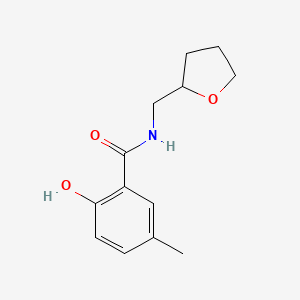 2-hydroxy-5-methyl-N-(oxolan-2-ylmethyl)benzamide