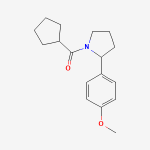 Cyclopentyl-[2-(4-methoxyphenyl)pyrrolidin-1-yl]methanone