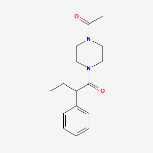 1-(4-Acetylpiperazin-1-yl)-2-phenylbutan-1-one