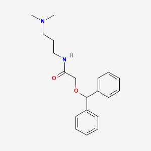 2-benzhydryloxy-N-[3-(dimethylamino)propyl]acetamide