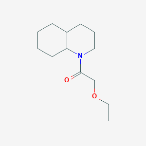 1-(3,4,4a,5,6,7,8,8a-octahydro-2H-quinolin-1-yl)-2-ethoxyethanone