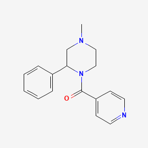 (4-Methyl-2-phenylpiperazin-1-yl)-pyridin-4-ylmethanone