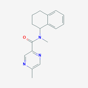 N,5-dimethyl-N-(1,2,3,4-tetrahydronaphthalen-1-yl)pyrazine-2-carboxamide