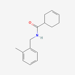 N-[(2-methylphenyl)methyl]cyclohex-3-ene-1-carboxamide