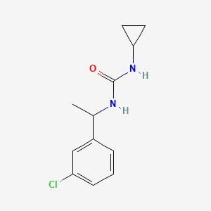 1-[1-(3-Chlorophenyl)ethyl]-3-cyclopropylurea