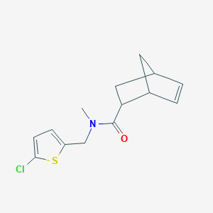 N-[(5-chlorothiophen-2-yl)methyl]-N-methylbicyclo[2.2.1]hept-5-ene-2-carboxamide