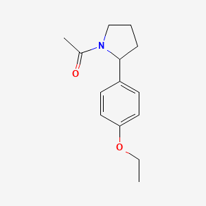 1-[2-(4-Ethoxyphenyl)pyrrolidin-1-yl]ethanone