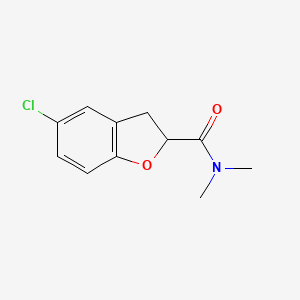 5-chloro-N,N-dimethyl-2,3-dihydro-1-benzofuran-2-carboxamide