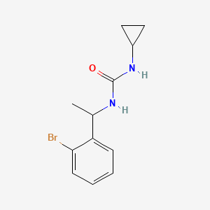 1-[1-(2-Bromophenyl)ethyl]-3-cyclopropylurea