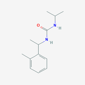 1-[1-(2-Methylphenyl)ethyl]-3-propan-2-ylurea