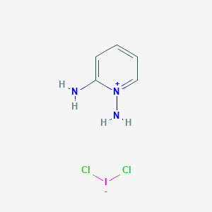 molecular formula C5H8Cl2IN3 B7491169 CID 42917240 