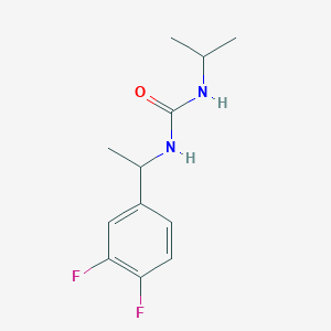 1-[1-(3,4-Difluorophenyl)ethyl]-3-propan-2-ylurea