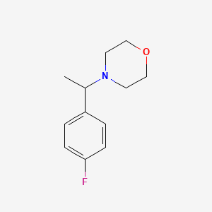 molecular formula C12H16FNO B7491282 4-[1-(4-Fluorophenyl)ethyl]morpholine 