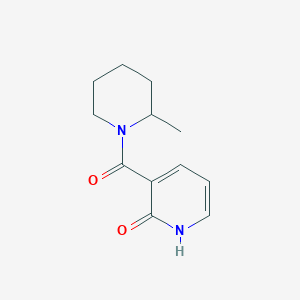 molecular formula C12H16N2O2 B7491286 3-(2-methylpiperidine-1-carbonyl)-1H-pyridin-2-one 