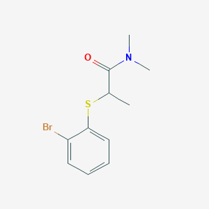 2-(2-bromophenyl)sulfanyl-N,N-dimethylpropanamide