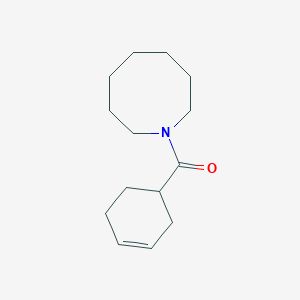 molecular formula C14H23NO B7491300 Azocan-1-yl(cyclohex-3-en-1-yl)methanone 