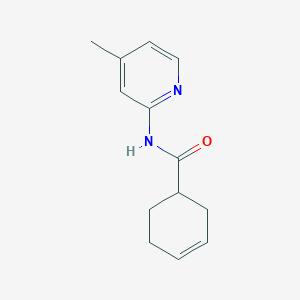 N-(4-methylpyridin-2-yl)cyclohex-3-ene-1-carboxamide