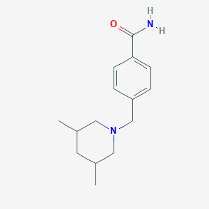 4-[(3,5-Dimethylpiperidin-1-yl)methyl]benzamide