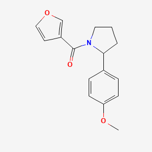 Furan-3-yl-[2-(4-methoxyphenyl)pyrrolidin-1-yl]methanone