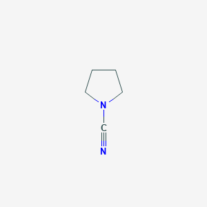 molecular formula C5H8N2 B074914 Pyrrolidine-1-carbonitrile CAS No. 1530-88-7