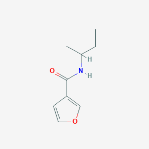 molecular formula C9H13NO2 B7491412 N-butan-2-ylfuran-3-carboxamide 