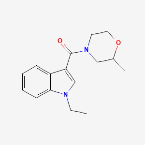 (1-Ethylindol-3-yl)-(2-methylmorpholin-4-yl)methanone