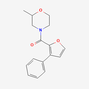 (2-Methylmorpholin-4-yl)-(3-phenylfuran-2-yl)methanone