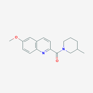 (6-Methoxyquinolin-2-yl)-(3-methylpiperidin-1-yl)methanone