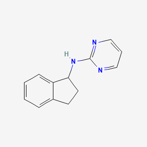 N-(2,3-dihydro-1H-inden-1-yl)pyrimidin-2-amine