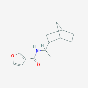 N-[1-(2-bicyclo[2.2.1]heptanyl)ethyl]furan-3-carboxamide