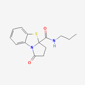 1-oxo-N-propyl-2,3-dihydropyrrolo[2,1-b][1,3]benzothiazole-3a-carboxamide