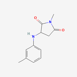 1-Methyl-3-(3-methylanilino)pyrrolidine-2,5-dione