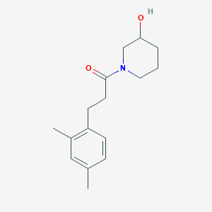 3-(2,4-Dimethylphenyl)-1-(3-hydroxypiperidin-1-yl)propan-1-one