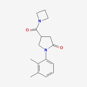 4-(Azetidine-1-carbonyl)-1-(2,3-dimethylphenyl)pyrrolidin-2-one