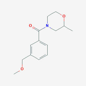 [3-(Methoxymethyl)phenyl]-(2-methylmorpholin-4-yl)methanone