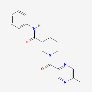 1-(5-methylpyrazine-2-carbonyl)-N-phenylpiperidine-3-carboxamide