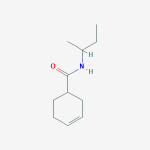 N-butan-2-ylcyclohex-3-ene-1-carboxamide