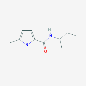 N-butan-2-yl-1,5-dimethylpyrrole-2-carboxamide